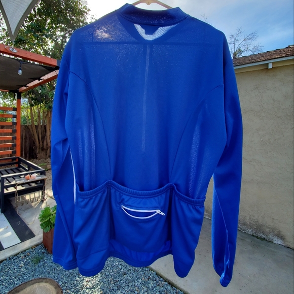 Canari Long Sleeve Men's Cycling Jersey. San Diego. Large. Blue. GPWC - Picture 11 of 14